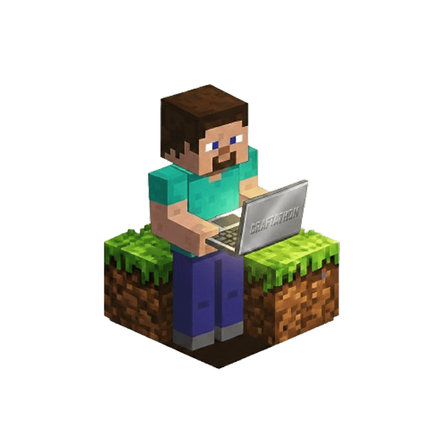 Steve coding on a laptop